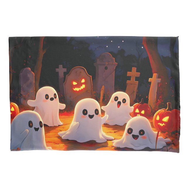 Funda De Cojín Cuentos fantasma de luz de la luna (Anverso)
