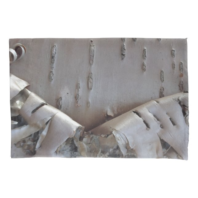 Funda De Cojín Curly Birch Bark Tree Rustic (Anverso)