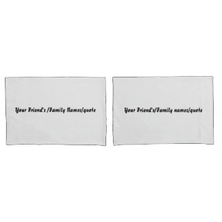 Funda De Cojín Custom Name Off White Pillowcases – Personalized