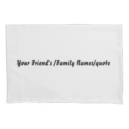 Funda De Cojín Custom Name Off White Pillowcases – Personalized 