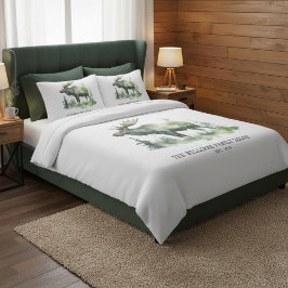 Funda De Cojín Custom Williams Family Lodge Rustic Watercolor Art