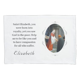 Funda De Cojín Customizable Patron Saint (St. Elizabeth)