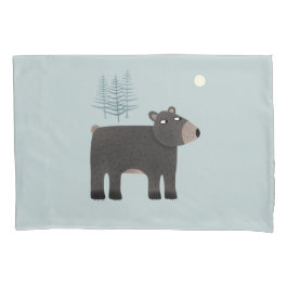 Funda De Cojín Cute Bear Woodland