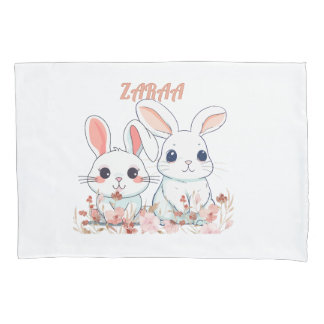 Funda De Cojín Cute Bunny 