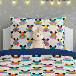 Funda De Cojín Cute Frog Pattern on Cream