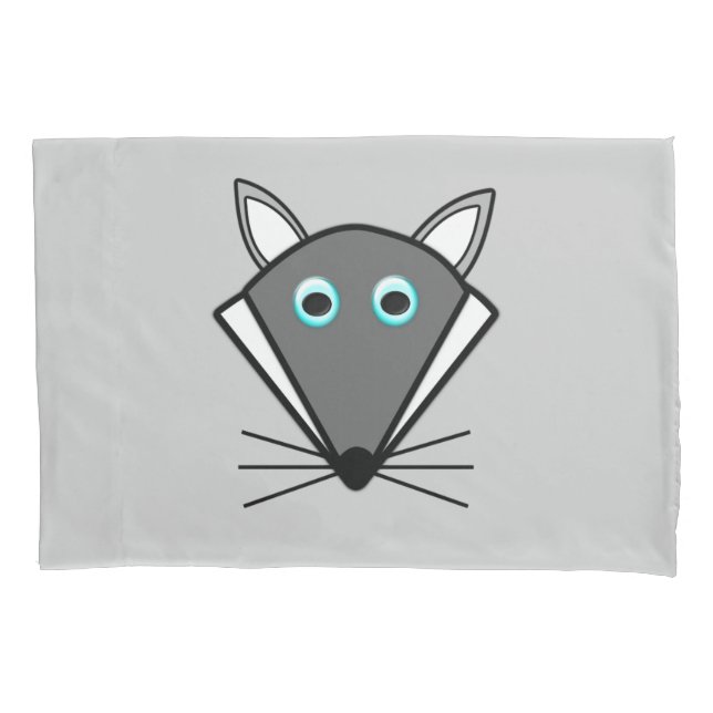 Funda De Cojín Cute Hallowewewen Wolf Pillowcase (Anverso)