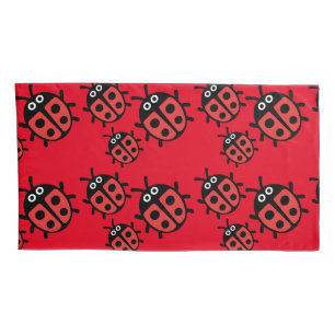Funda De Cojín Cute Kids ladybird Family Pillowcase