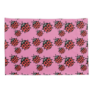 Funda De Cojín Cute Kids ladybird Family Pillowcase