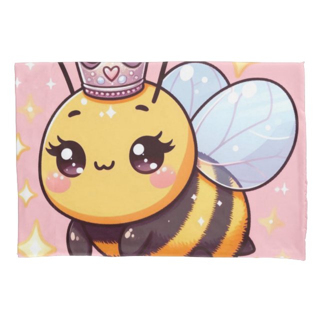 Funda De Cojín Cute Personalizado Queen Bee (Anverso-izquierdo)