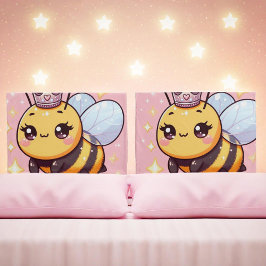 Funda De Cojín Cute Personalizado Queen Bee