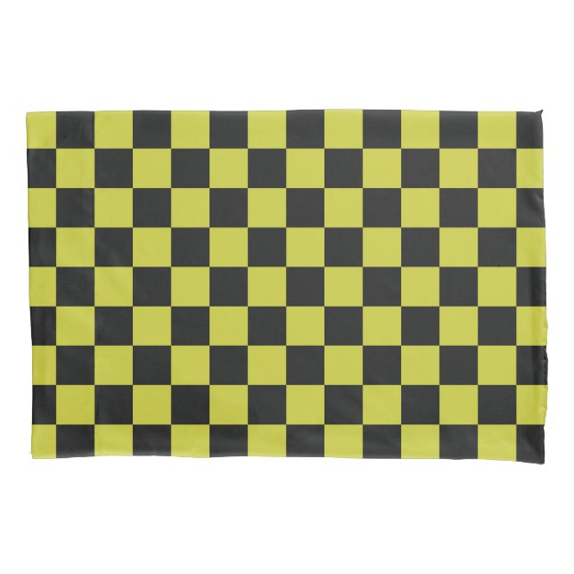 Funda De Cojín Cyber lyme checkerboard pattern (Anverso-izquierdo)