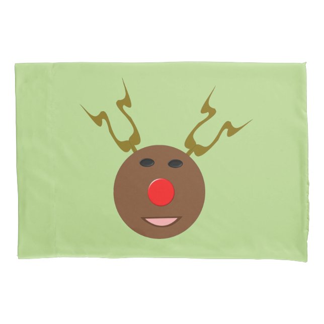 Funda De Cojín Cyber Navidades Reindeer Pillowcase (Anverso)