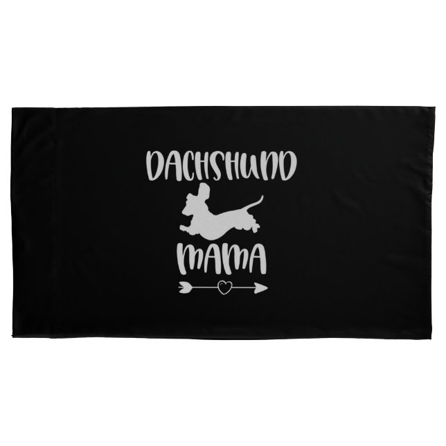 Funda De Cojín Dachshund Mama Cute Dog (Anverso)