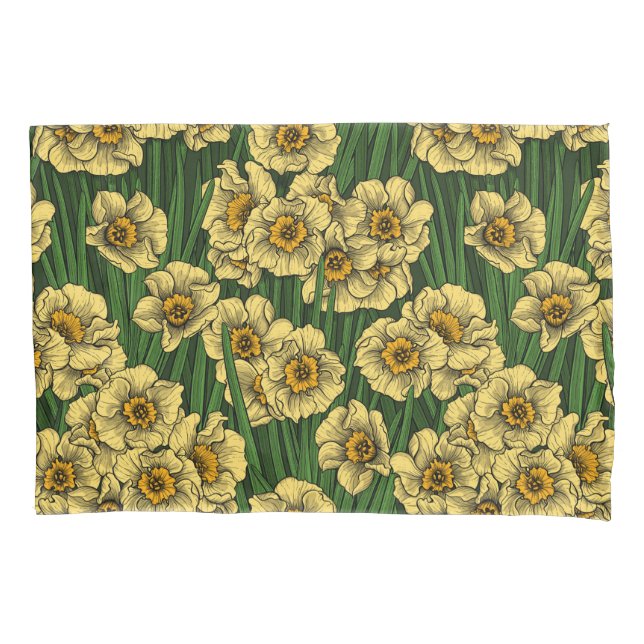 Funda De Cojín Daffodil garden (Anverso-izquierdo)