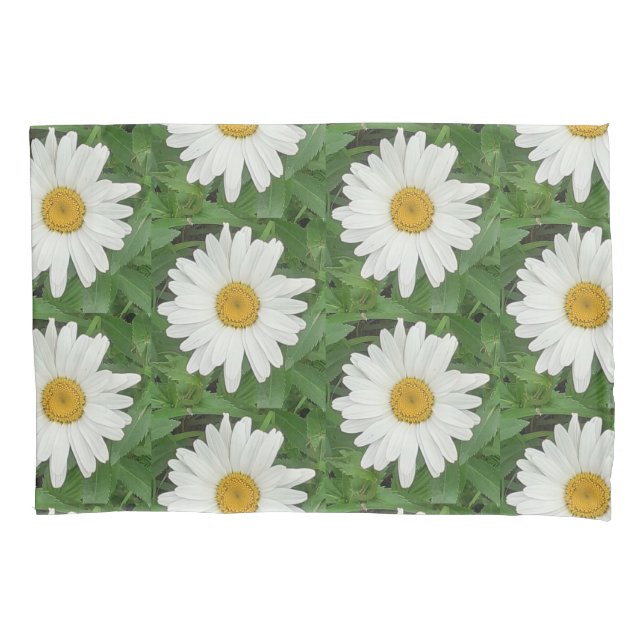 Funda De Cojín Daisy blanco (Anverso)