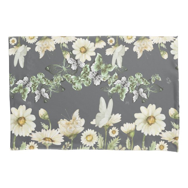 Funda De Cojín Daisy Floral Pillowcase (Anverso-izquierdo)