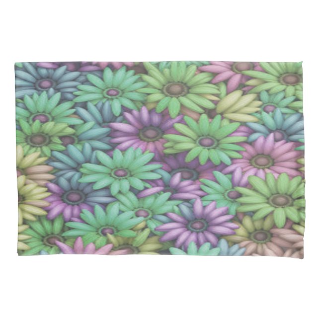 Funda De Cojín Daisy Happy #4113 - Pillowcase (Anverso-izquierdo)