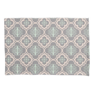 Funda De Cojín Damasco Real Barroco Gris