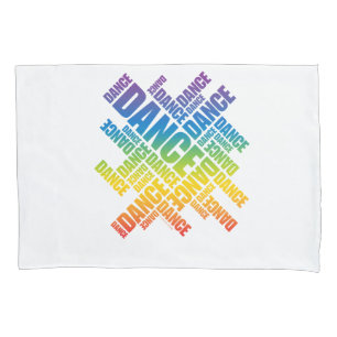 Funda De Cojín Danza tipográfica