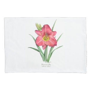 Funda De Cojín Daylily - la antorcha del cazador