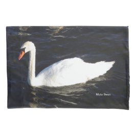 Funda de cojín de cisne mudo