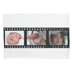 Funda de cojín de foto personalizada Tira de pelíc