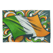 Funda de cojín de la bandera irlandesa