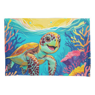 Funda de cojín de tortuga boho australiana | Solea