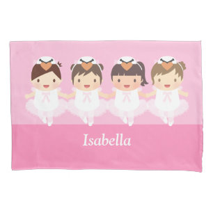 Funda De Cojín Decoración de habitación de niñas Bailarina de bal