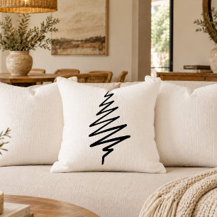 Funda de cojín decorativo de árbol de Navidad mini