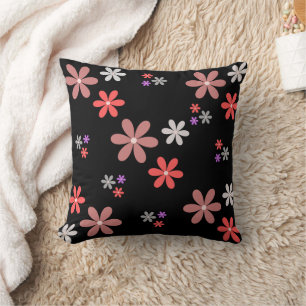 Funda de Cojín decorativo de patrón floral autista