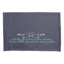 Dejarme en paz y dormir en la Biblia Verso