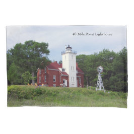 Funda de cojín del faro de 40 Mile Point