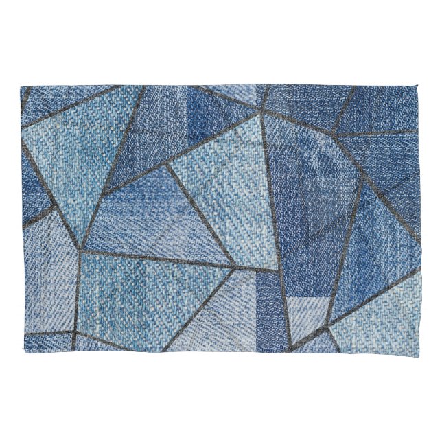 Funda De Cojín Denim Urbano: diseño de papeleo con problemas (Anverso)