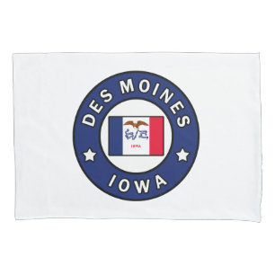 Funda De Cojín Des Moines Iowa