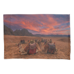Funda De Cojín Deserts Camels Sinai Mountains Egypt