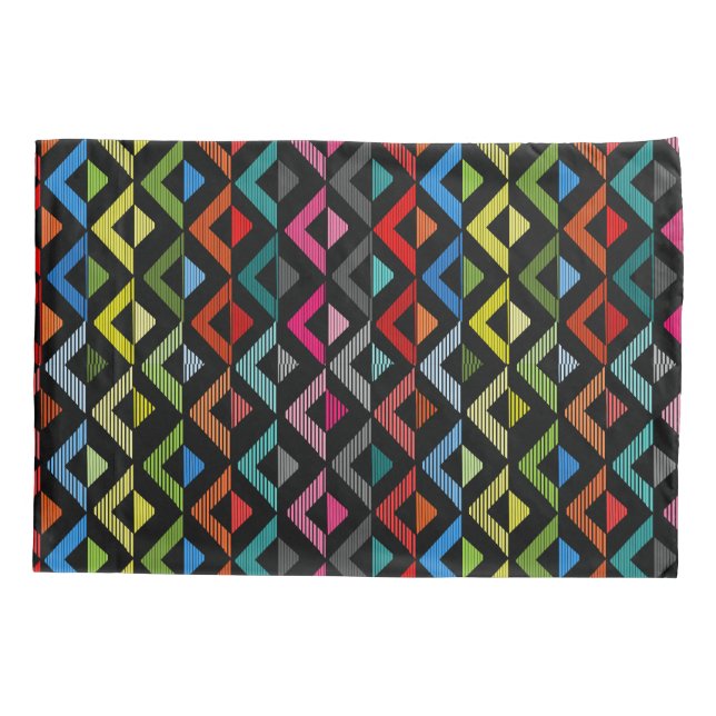 Funda De Cojín Desvanecimiento de los semirdiamantes (Reverso)