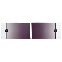 Desvanecimiento del color púrpura de berenjena con