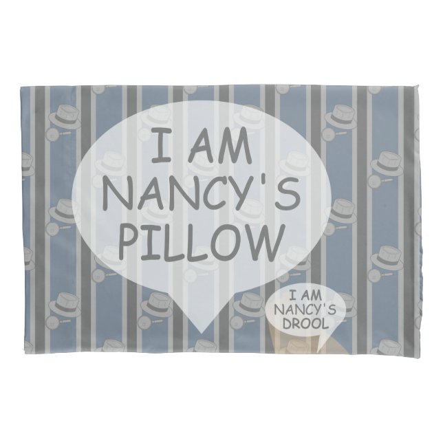 Funda De Cojín Detective de Personalizables divertidos y astutos (Anverso)