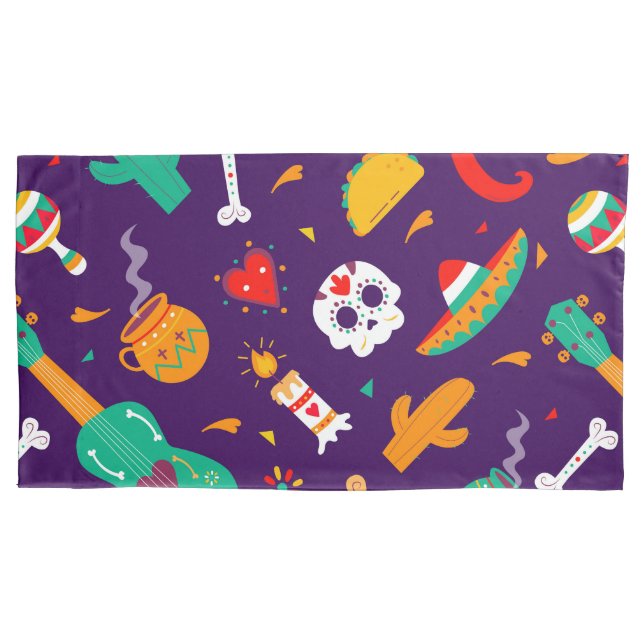 Funda De Cojín Dia De Los Muertos (Anverso)