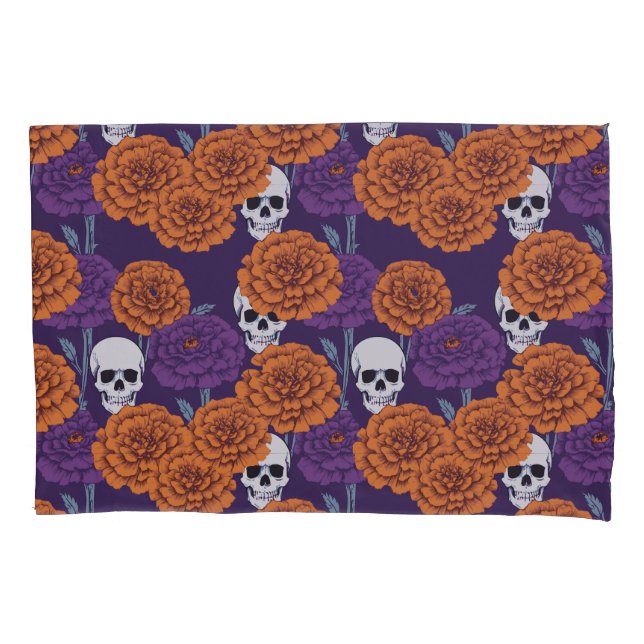 Funda De Cojín Día de los Muertos (Anverso)