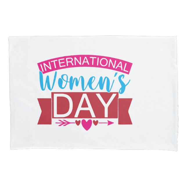 Funda De Cojín Día Internacional de la Mujer (Anverso)