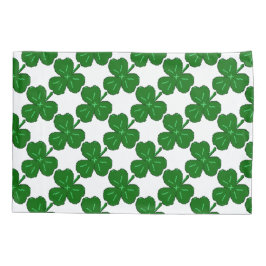 Funda De Cojín Día verde del St. Patricks del trébol el |