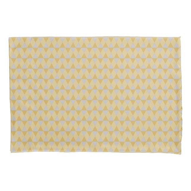 Funda De Cojín Diamantes amarillos (Anverso)