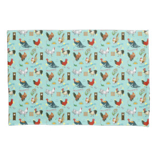Funda De Cojín Dibujo animado inconsútil lindo del modelo de los
