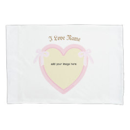 Funda De Cojín Dingus Bows & Heart Personalizado