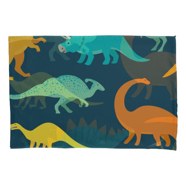 Funda De Cojín Dinosaurio Adventure: Fondo de escritorio infantil (Anverso)