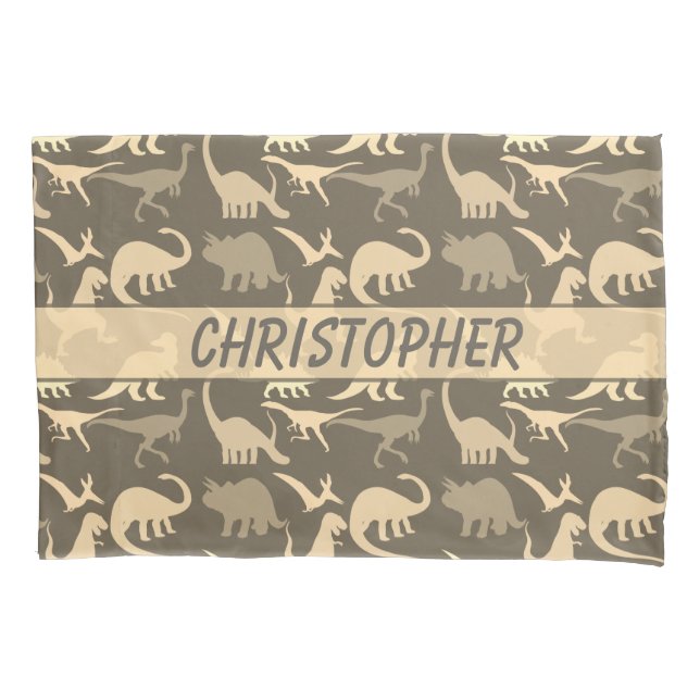 Funda De Cojín Dinosaurios personalizados (Anverso)