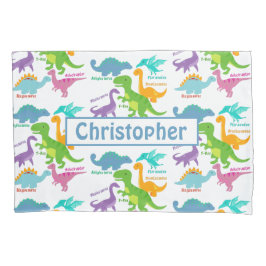 Funda De Cojín Dinosaurios Y Nombres Infantiles