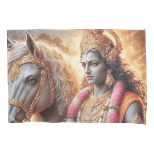 Funda De Cojín Dios hindú con caballo - Pillowcase